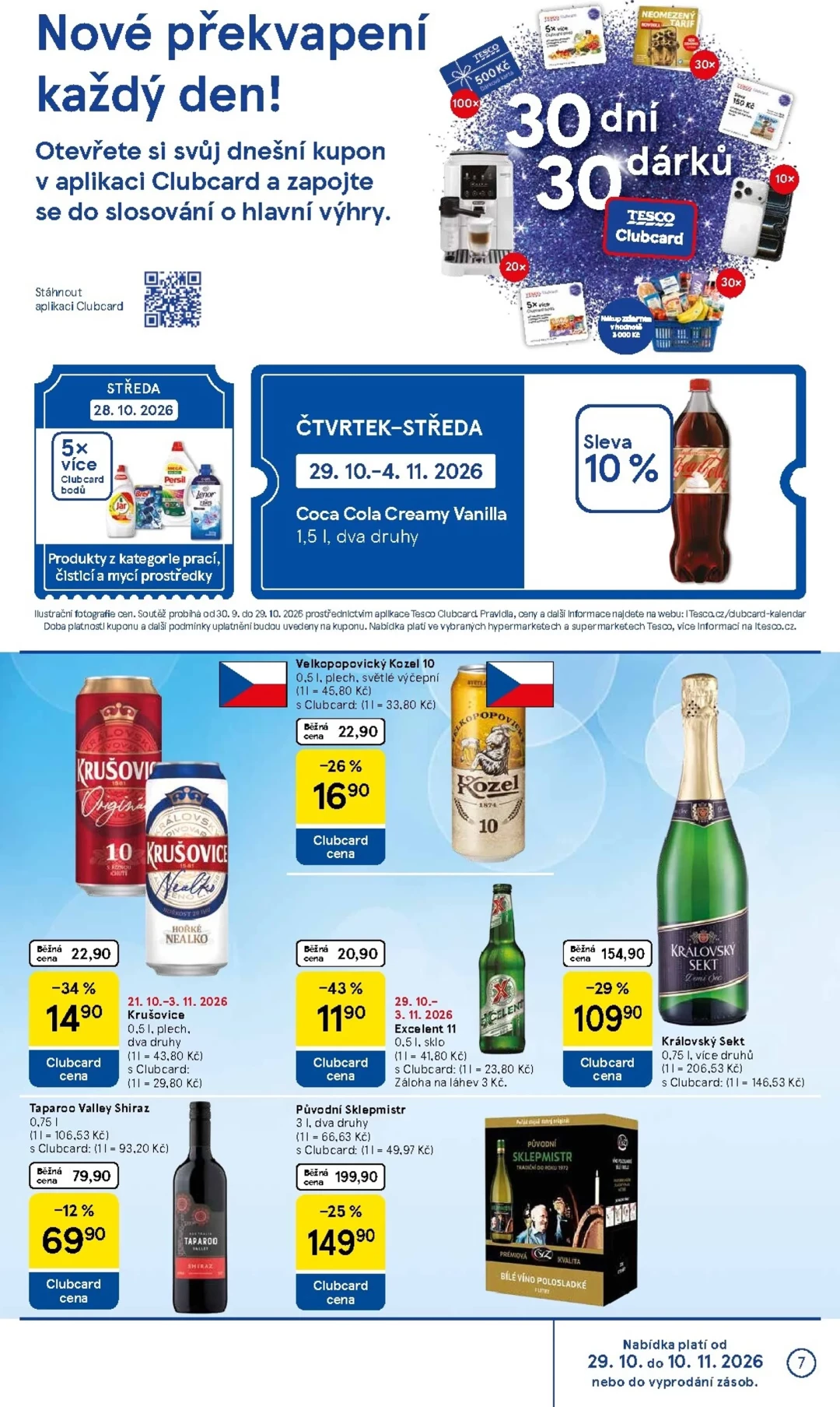 Originální strana 7 z 34 letáku Tesco – Tesco