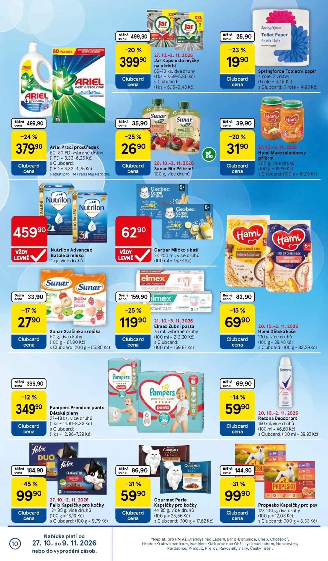 Originální strana 10 z 34 letáku Tesco – Tesco