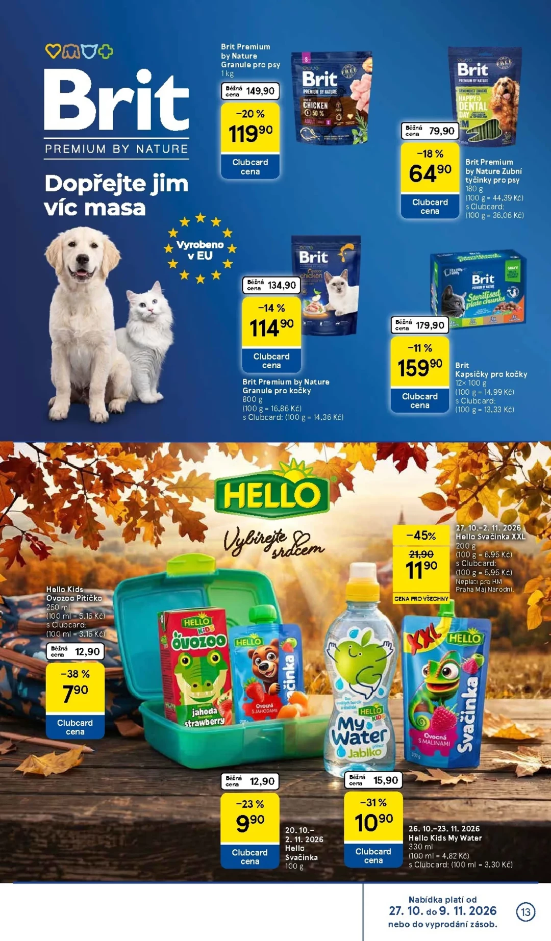 Originální strana 13 z 34 letáku Tesco – Tesco