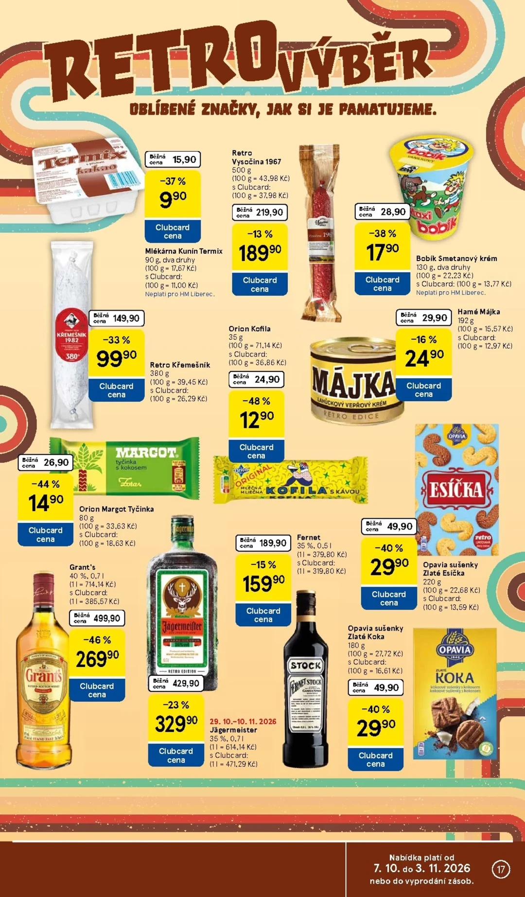 Originální strana 17 z 34 letáku Tesco – Tesco