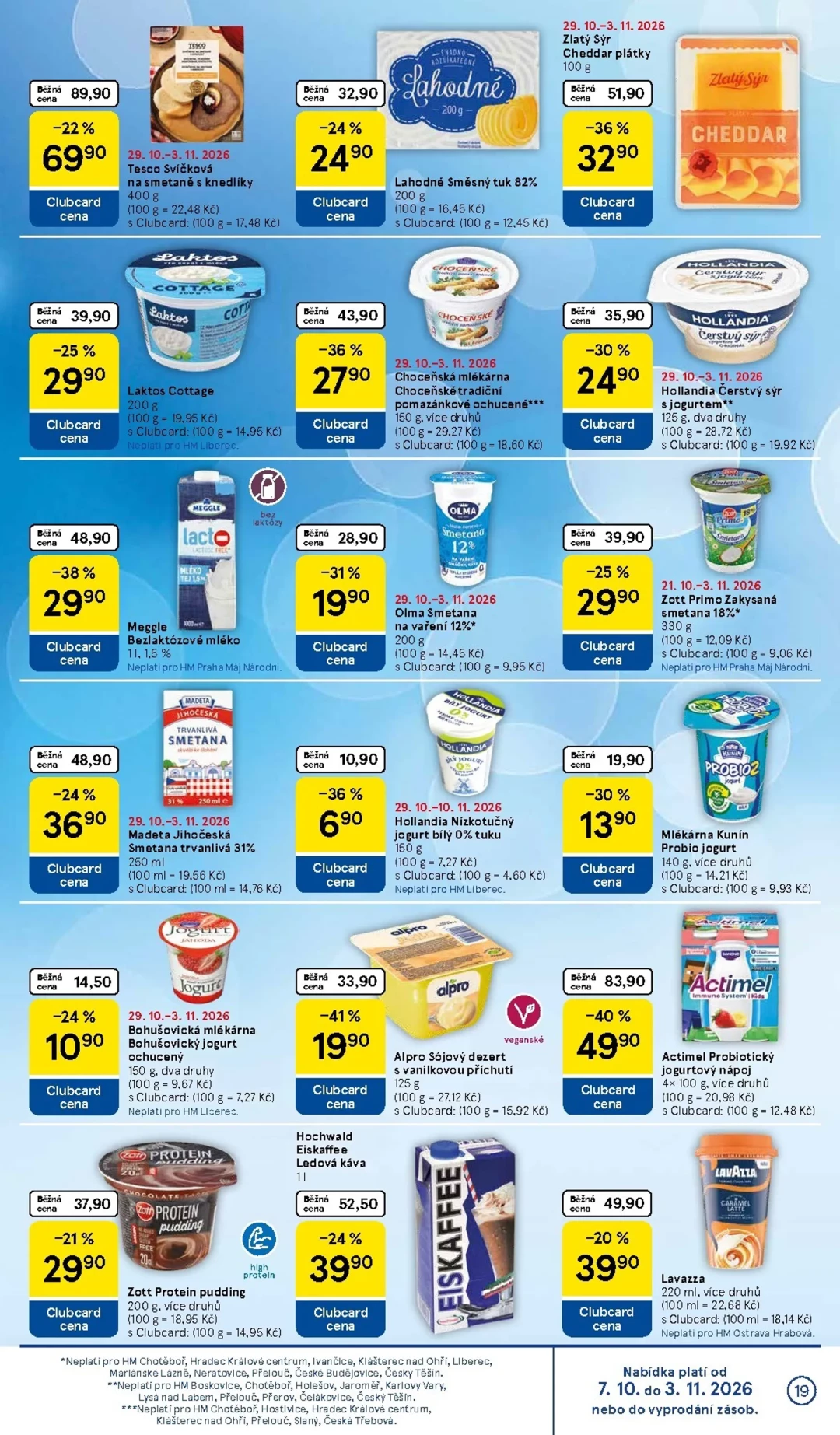 Originální strana 19 z 34 letáku Tesco – Tesco
