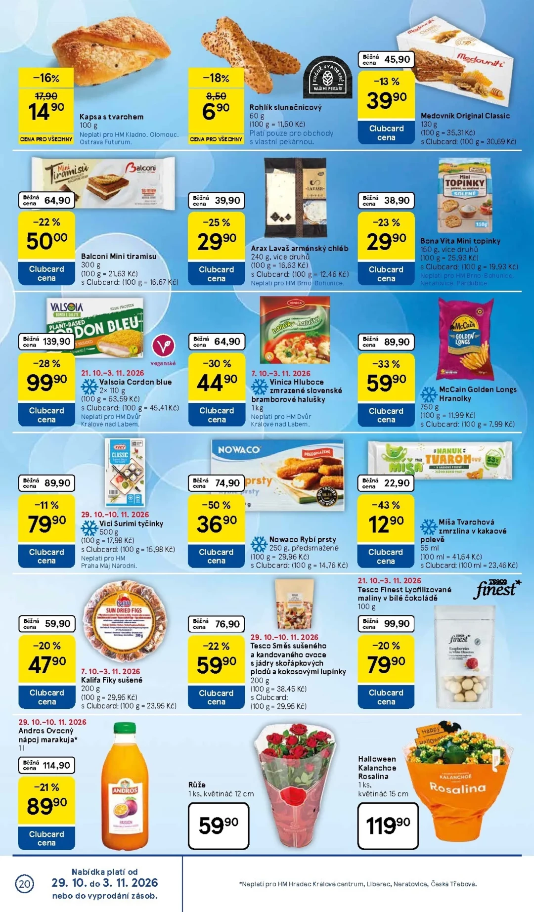 Originální strana 20 z 34 letáku Tesco – Tesco
