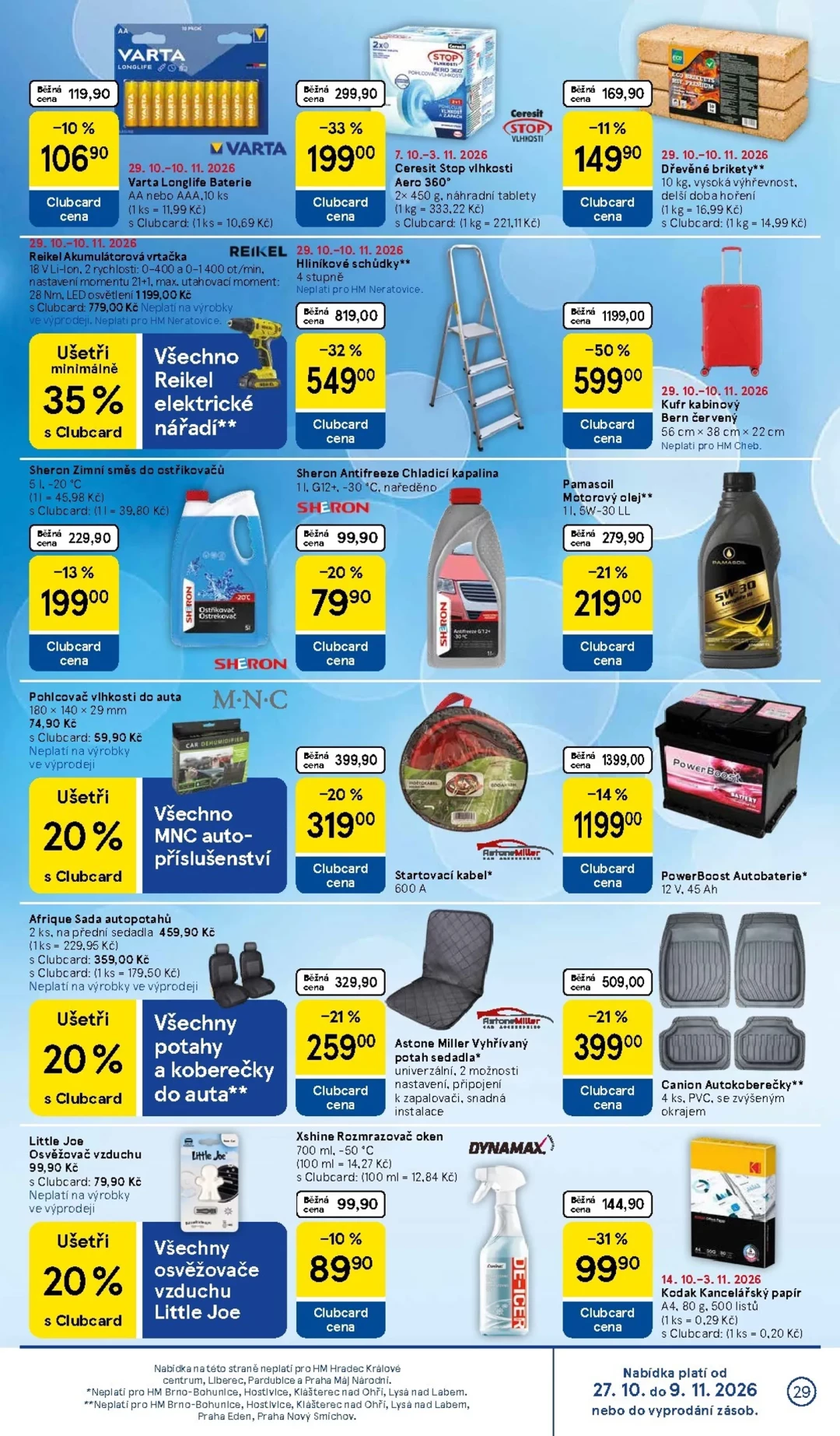 Originální strana 29 z 34 letáku Tesco – Tesco
