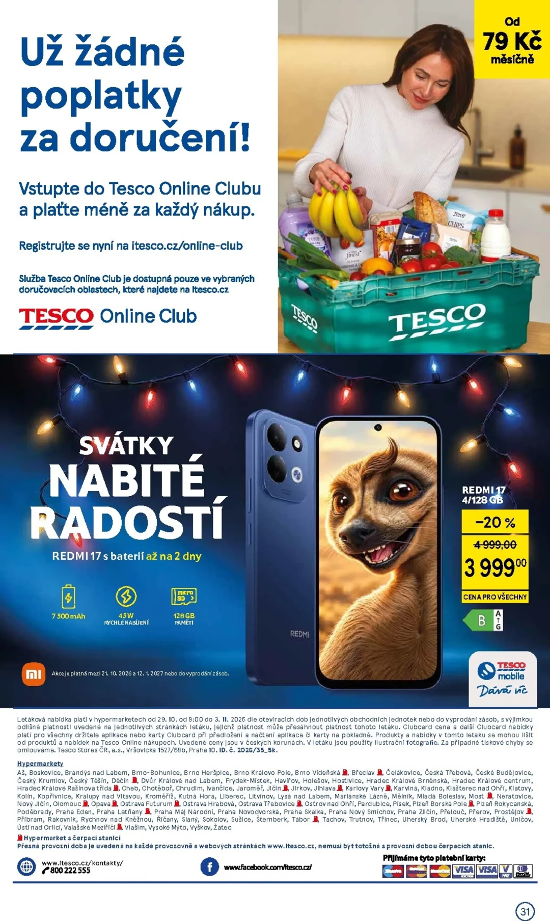 Originální strana 31 z 34 letáku Tesco – Tesco