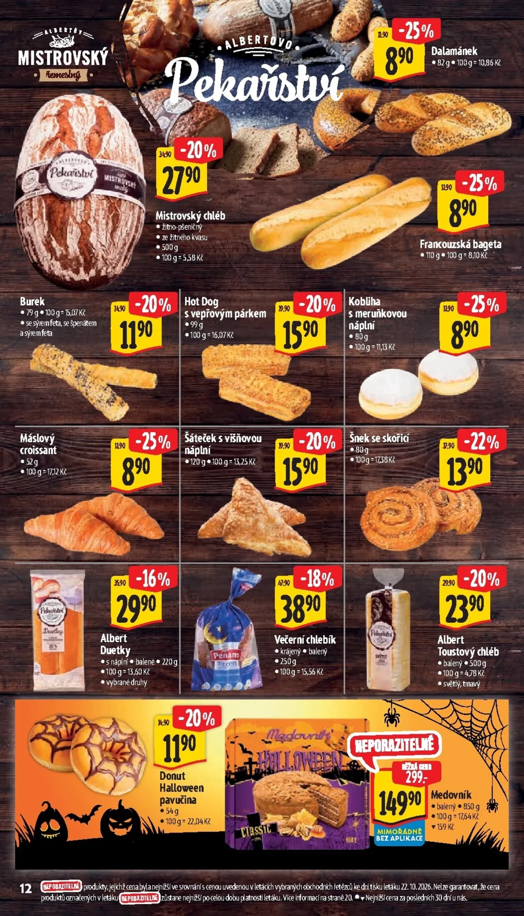 Originální strana 20 z 46 letáku Albert – Albert Supermarket