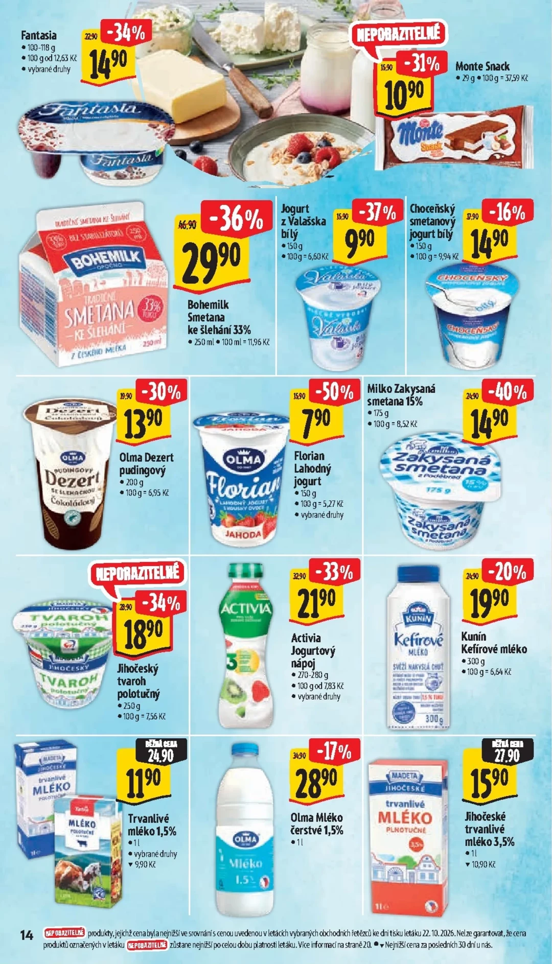 Originální strana 22 z 46 letáku Albert – Albert Supermarket