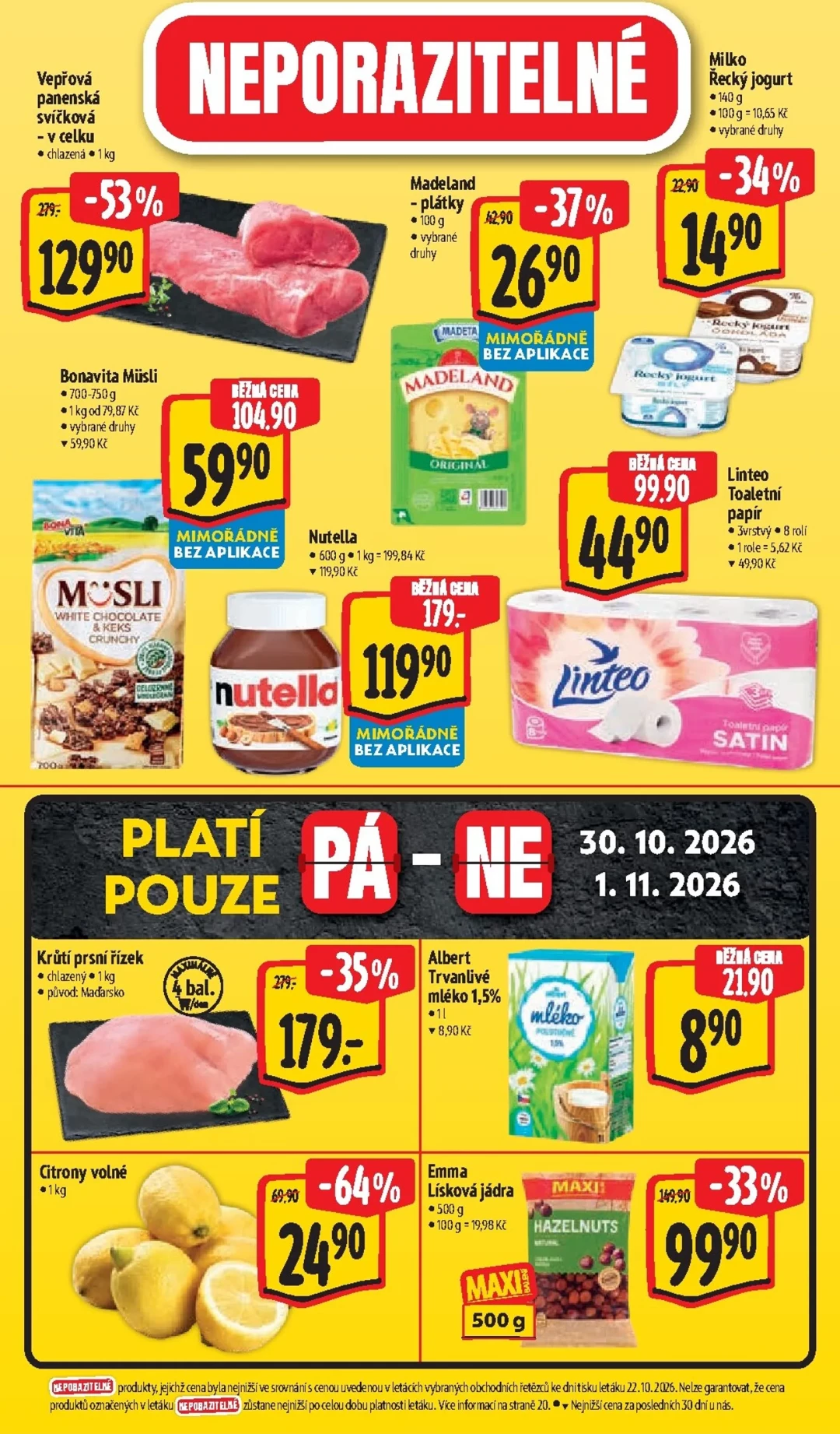 Originální strana 46 z 46 letáku Albert – Albert Supermarket