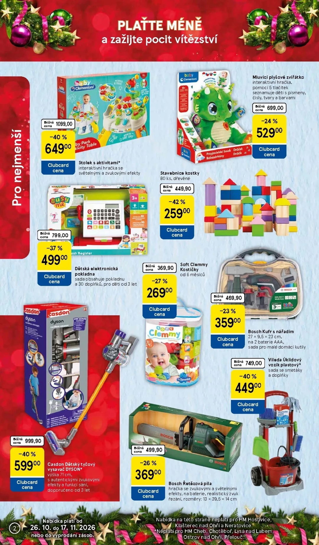 Originální strana 2 z 36 letáku Tesco – Tesco - Vánoční katalog hraček