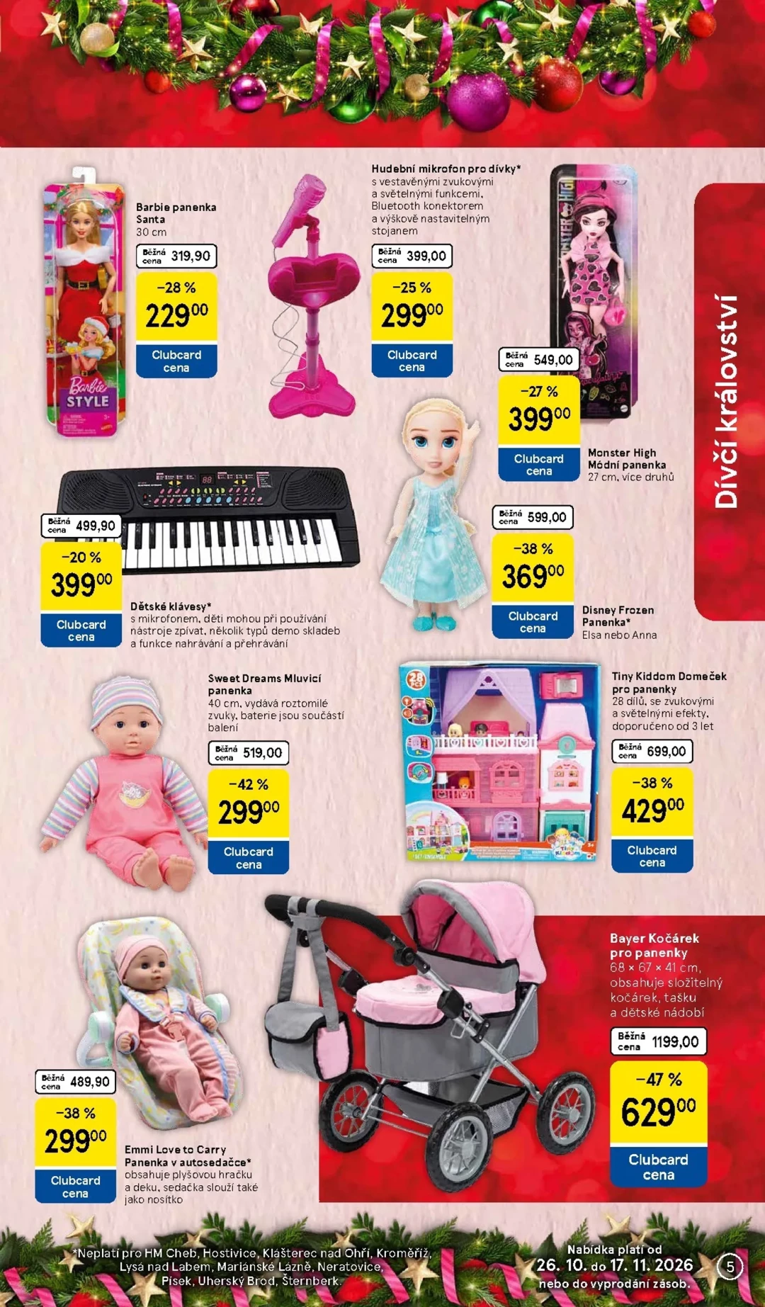 Originální strana 5 z 36 letáku Tesco – Tesco - Vánoční katalog hraček