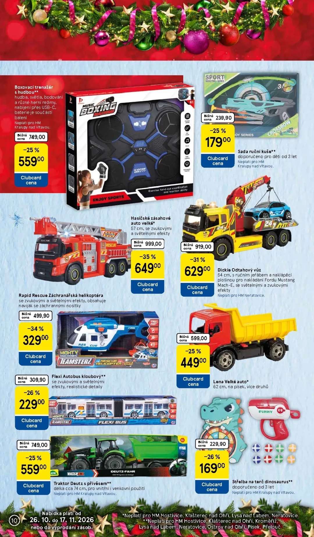 Originální strana 10 z 36 letáku Tesco – Tesco - Vánoční katalog hraček