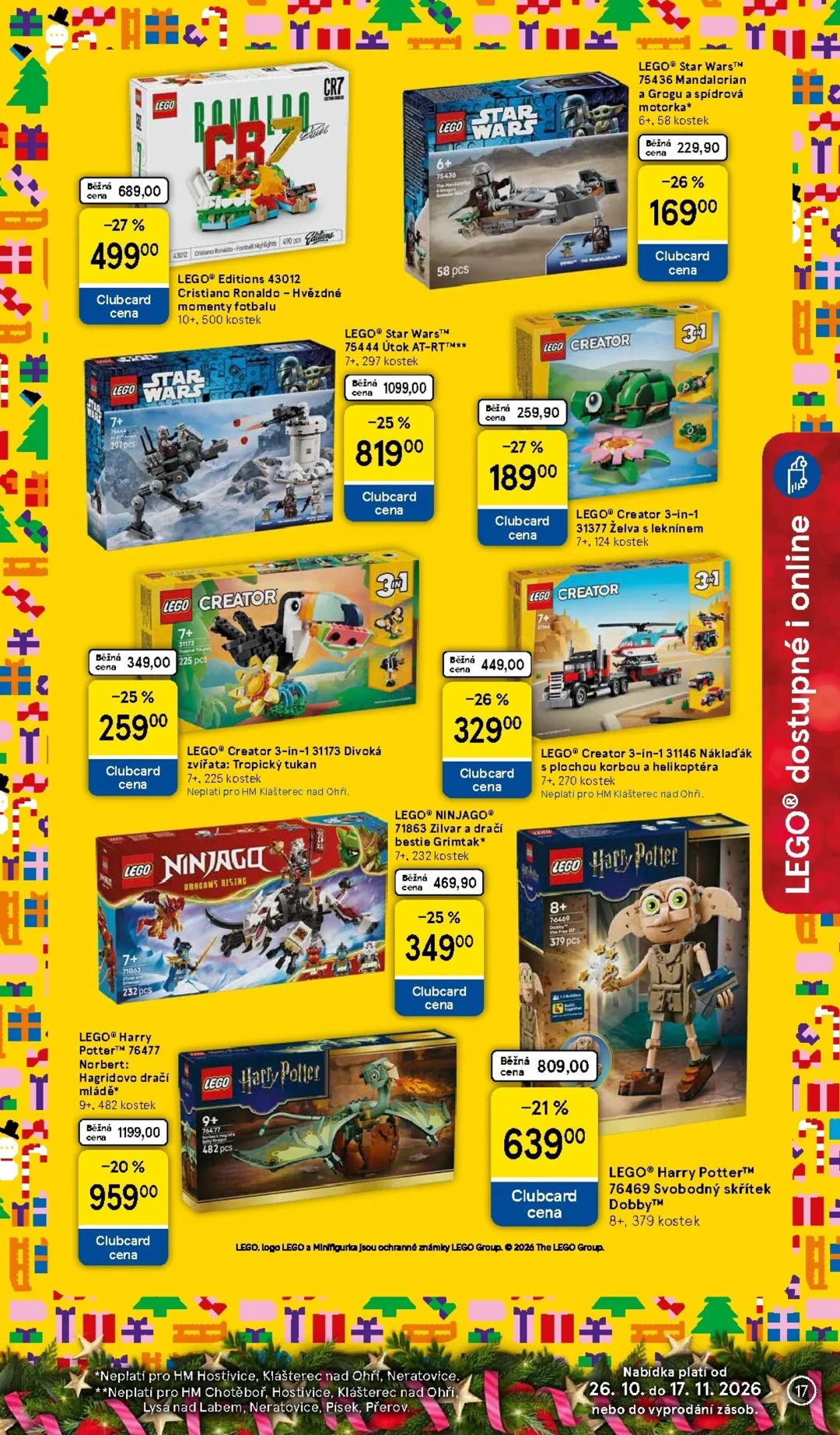 Originální strana 17 z 36 letáku Tesco – Tesco - Vánoční katalog hraček