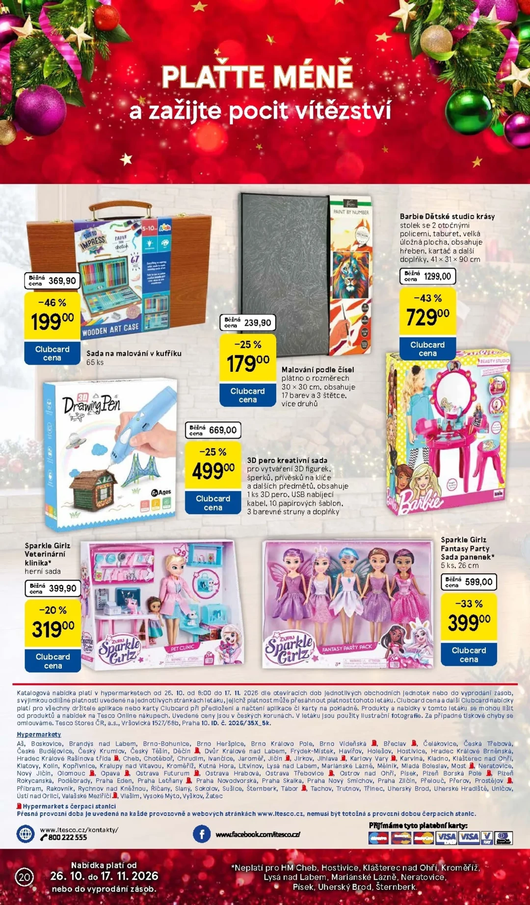 Originální strana 20 z 36 letáku Tesco – Tesco - Vánoční katalog hraček