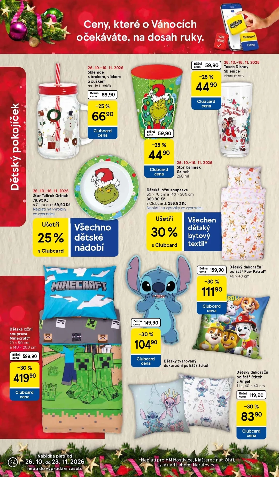 Originální strana 24 z 36 letáku Tesco – Tesco - Vánoční katalog hraček