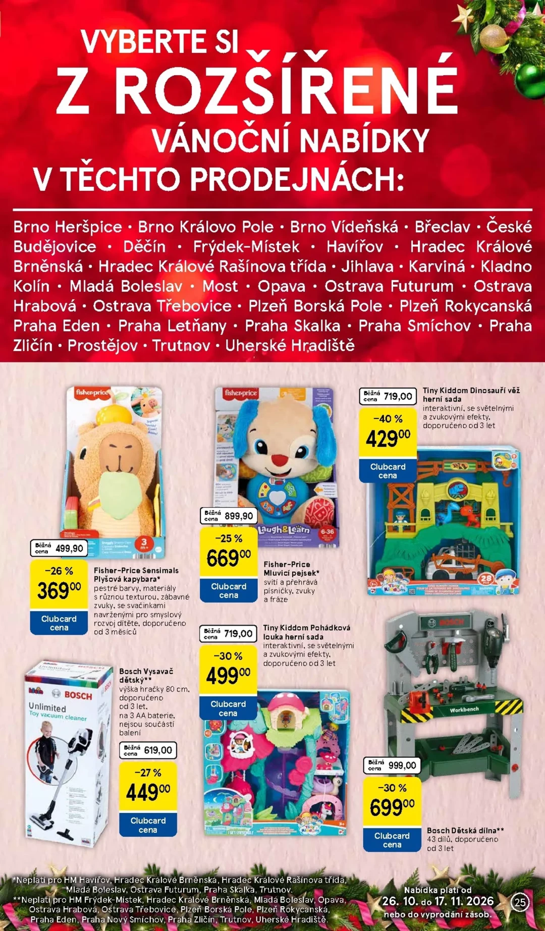 Originální strana 25 z 36 letáku Tesco – Tesco - Vánoční katalog hraček