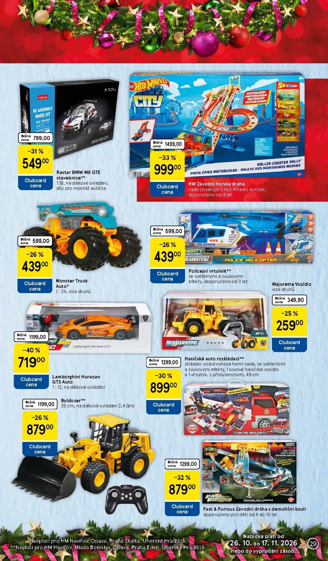 Originální strana 29 z 36 letáku Tesco – Tesco - Vánoční katalog hraček
