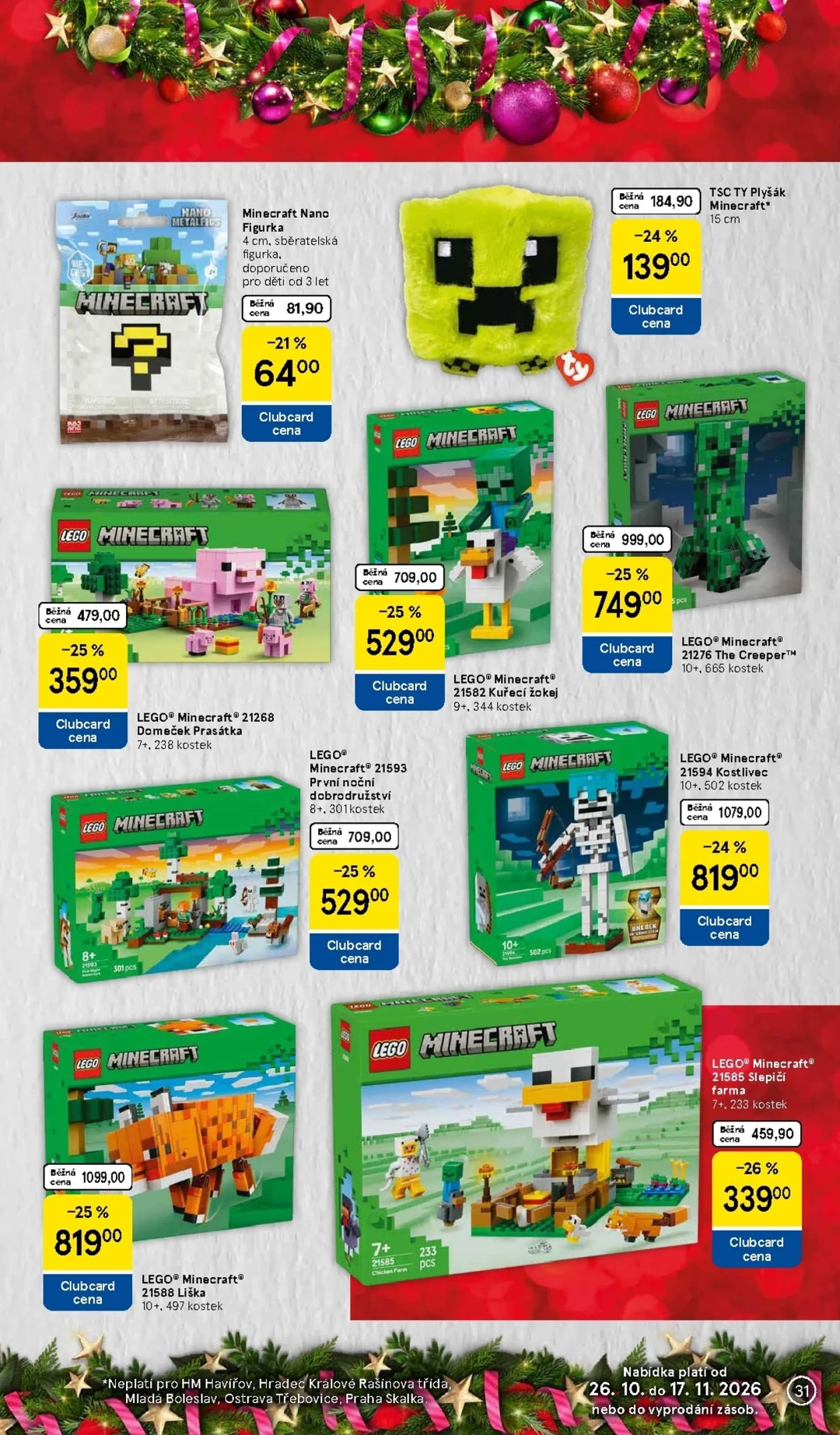 Originální strana 31 z 36 letáku Tesco – Tesco - Vánoční katalog hraček