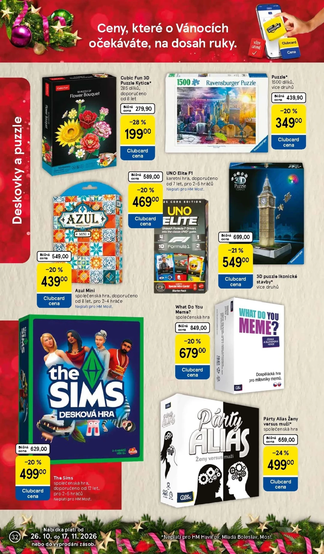 Originální strana 32 z 36 letáku Tesco – Tesco - Vánoční katalog hraček