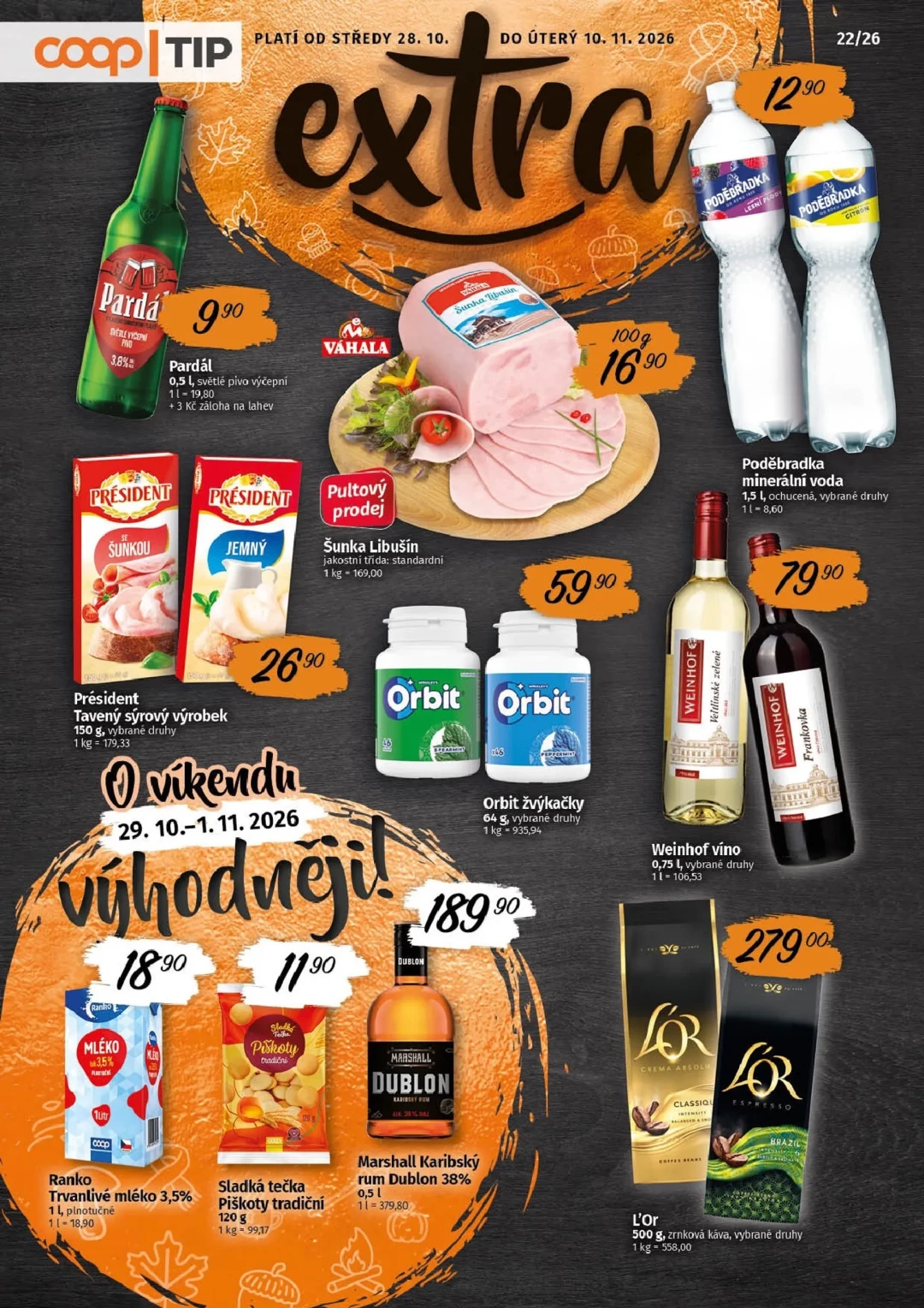 Originální strana 1 z 4 letáku COOP – Coop - Tip extra