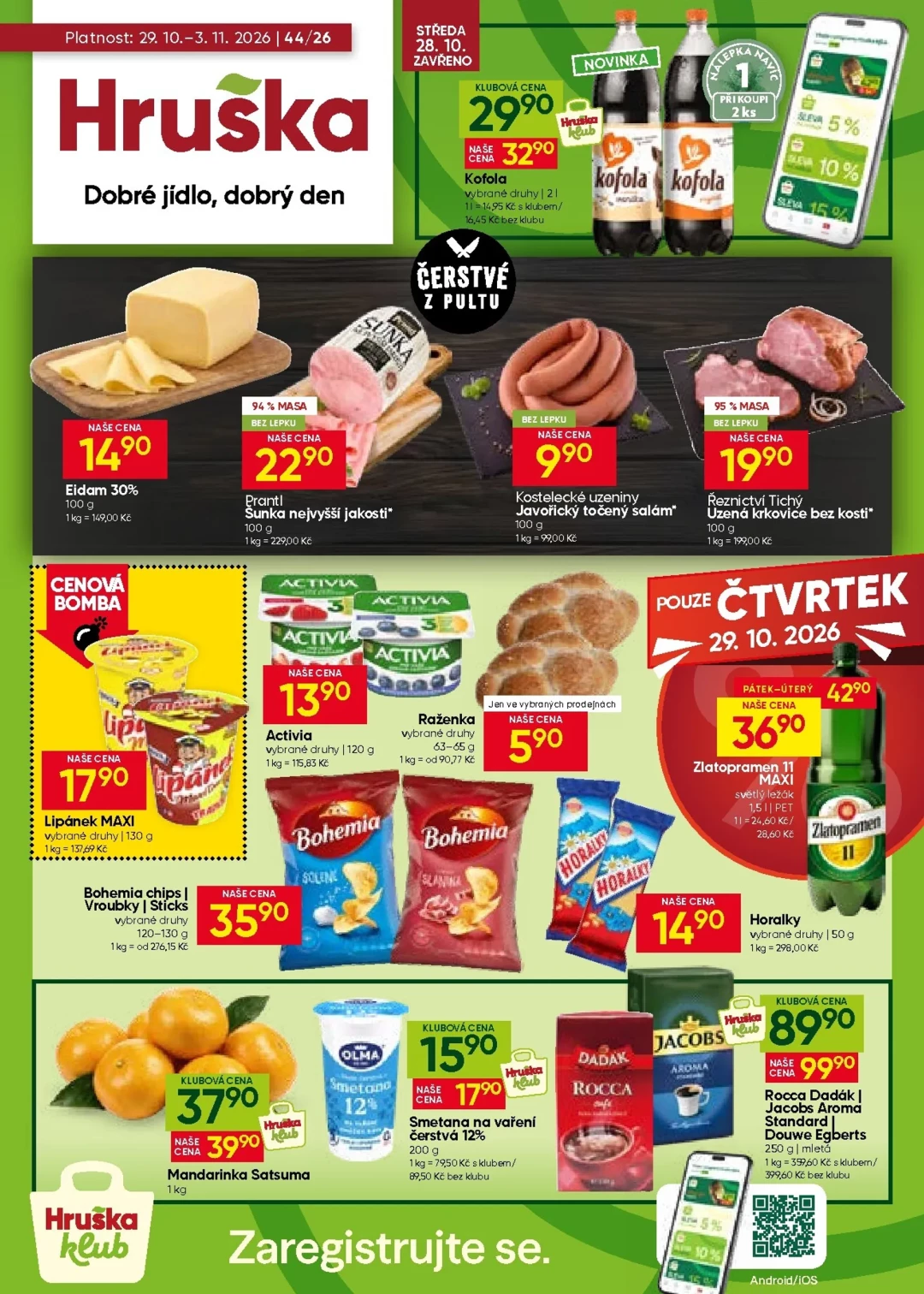 Originální strana 1 z 12 letáku Hruška – Hruška